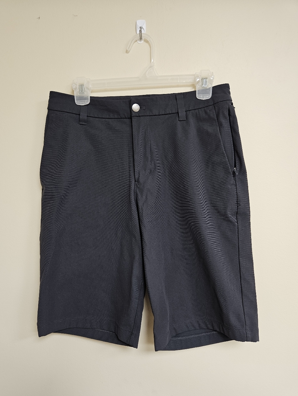 Lululemon Commission Mens Shorts Chino 9" *Slim Charcoal Gray Sz 30 Style M7AK9S